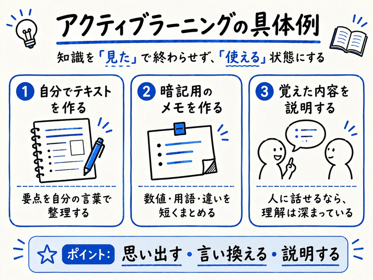 アクティブラーニングの具体例