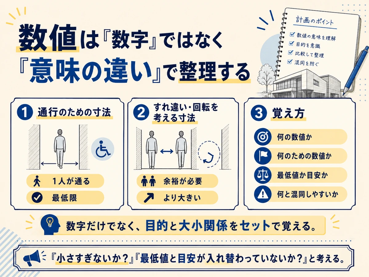 数値は数字ではなく意味の違いで整理する
